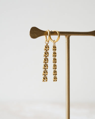 Classic Square Hoop Gold Goud - Things I Like Things I Love