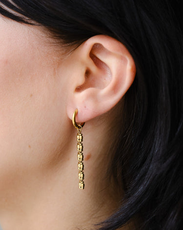Classic Square Hoop Gold - Things I Like Things I Love