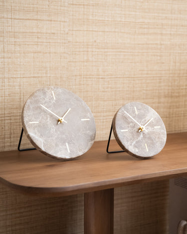 Clock Moreno Marble Brown - Things I Like Things I Love