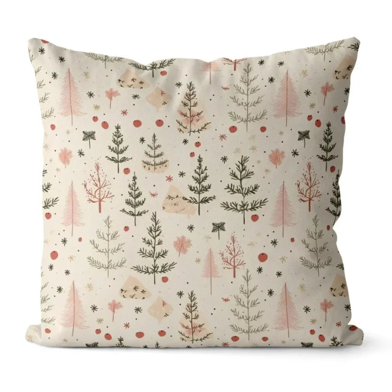 Conjunto 4 Capas de Almofadas Natalinas para Decoração Lenogue
