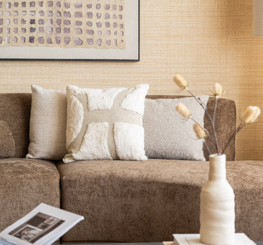 Cushion Luzan Cream Sand - Things I Like Things I Love