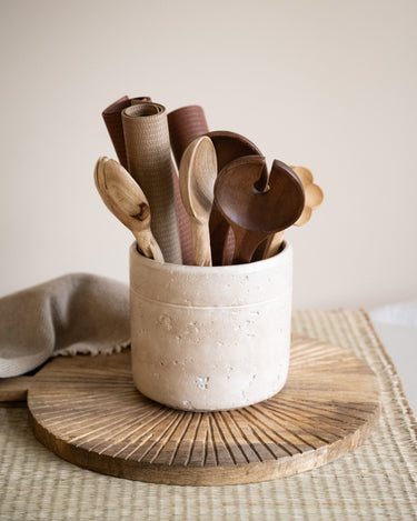 Cutlery Jar Olina Ceramic - Things I Like Things I Love