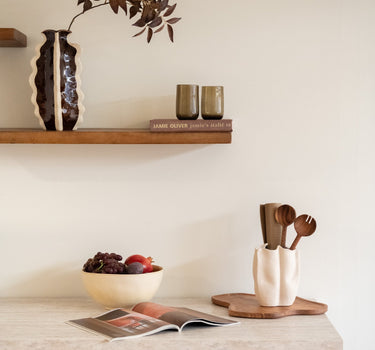 Cutlery Jar Sanguli Creme - Things I Like Things I Love