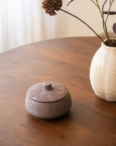 Deco Opbergdoosje Soma Keramiek Bruin - Things I Like Things I Love