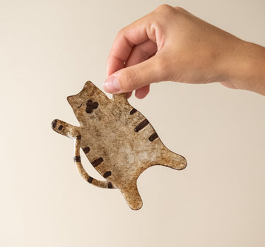 Deco Schaal Kat Bruin - Things I Like Things I Love