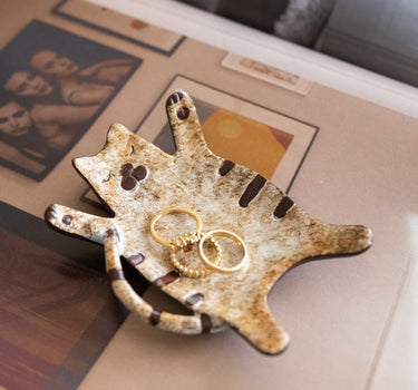 Deco Schaal Kat Bruin - Things I Like Things I Love