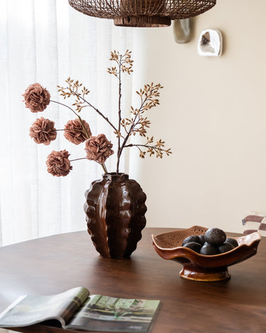 Deco Vaas Arefu Bruin - Things I Like Things I Love
