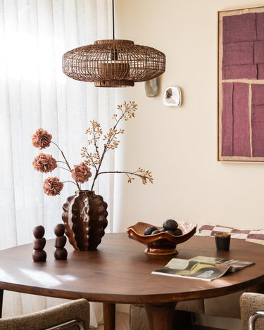 Deco Vaas Arefu Bruin - Things I Like Things I Love