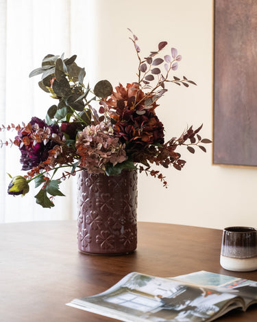 Deco Vaas Isa Bordeaux - Things I Like Things I Love