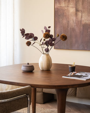 Deco Vaas Vertice Gestreept Rond - Things I Like Things I Love