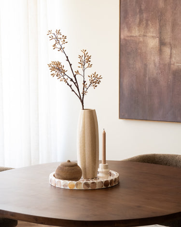 Deco Vaas Vertice Gestreept - Things I Like Things I Love