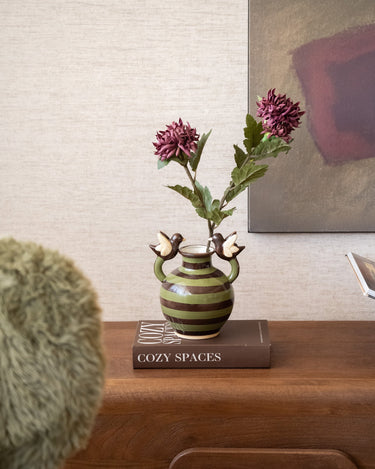 Deco Vaas Vogels Groen - Things I Like Things I Love