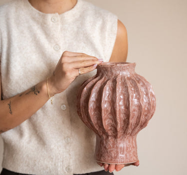 Deco Vase Hakone Coral Pink - Things I Like Things I Love