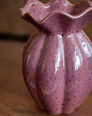 Deco Vase Kelk Murkey Burgundy - Things I Like Things I Love