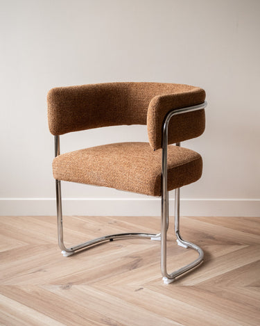 Dining Chair Adante Caramel Chrome - Things I Like Things I Love