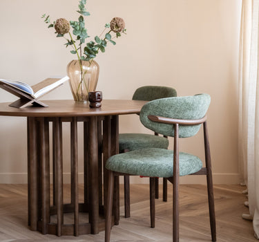Dining Chair Kumo Olive Green - Things I Like Things I Love