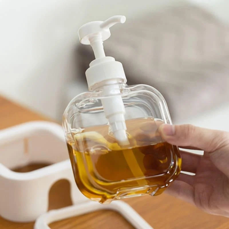 Dispenser de Sabonete Líquido Abs para Banheiro e Cozinha Lenogue