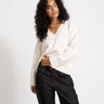 Elsa V-Neck Knit Cloud Dancer - Things I Like Things I Love