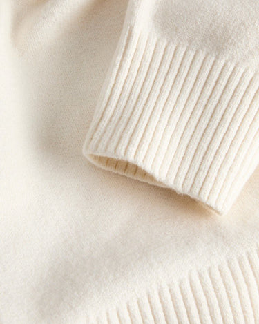 Elsa V-Neck Knit Cloud Dancer - Things I Like Things I Love
