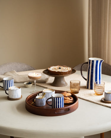 Espresso Mug Anafi Blue Stripe - Things I Like Things I Love