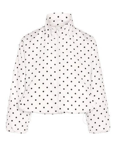 Essa Dot Jacket Bright White/Black - Things I Like Things I Love