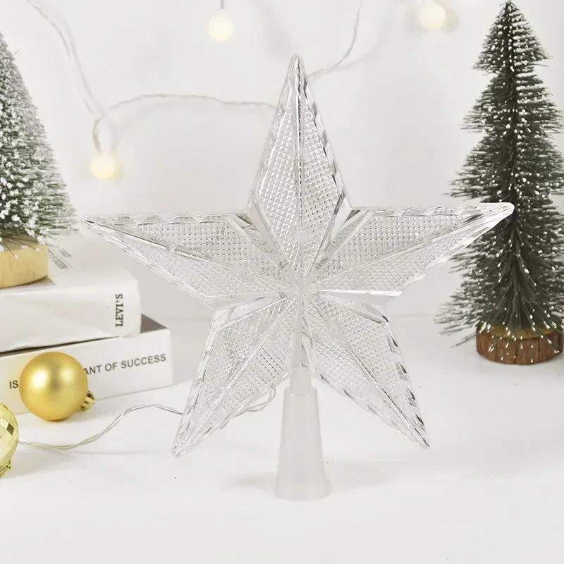Estrela para árvore de Natal Led com Efeito Cristal Lenogue