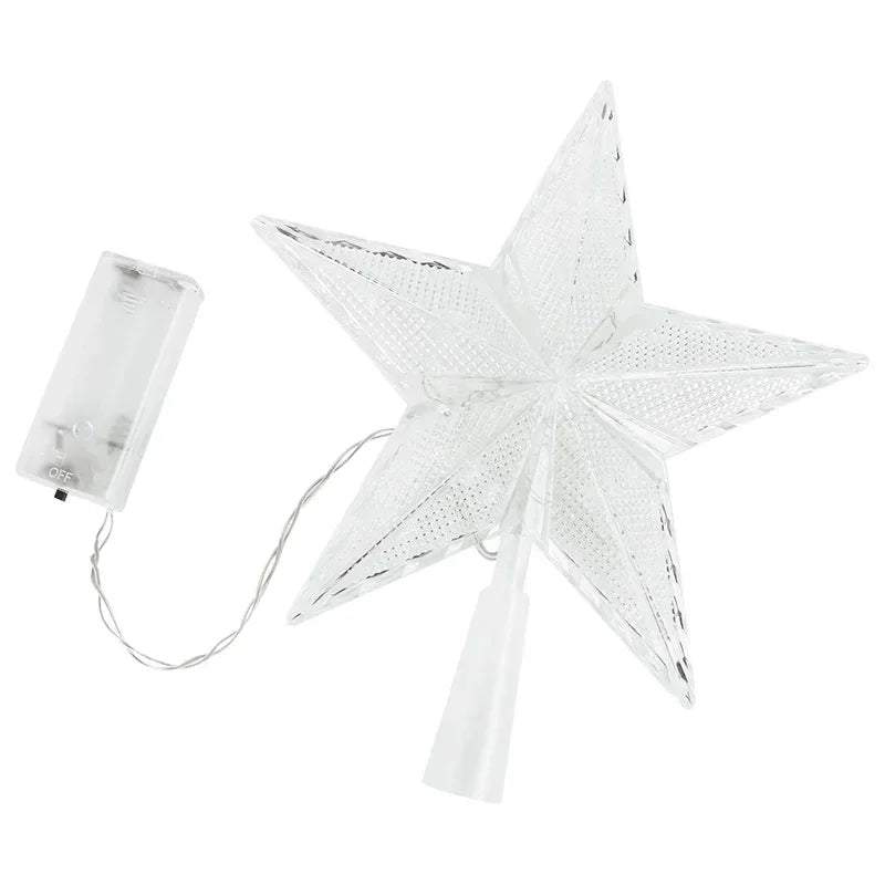 Estrela para árvore de Natal Led com Efeito Cristal Lenogue