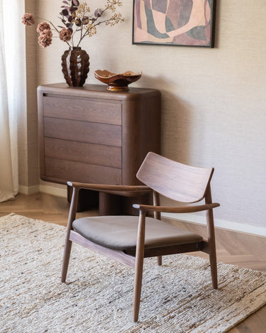 Fauteuil Bask Walnoot - Things I Like Things I Love
