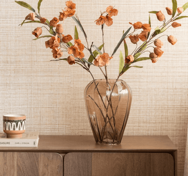 Faux Flower Abutilon Orange - Things I Like Things I Love