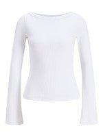 Fifi Boatneck Wide Top Bright White - Things I Like Things I Love