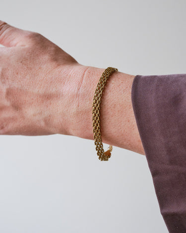 Flat Chain Bracelet Gold - Things I Like Things I Love