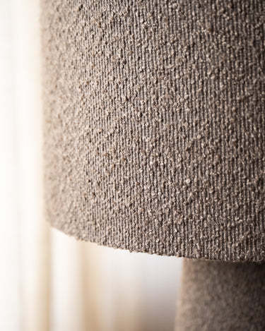 Floor Lamp Micky Bouclé Brown - Things I Like Things I Love