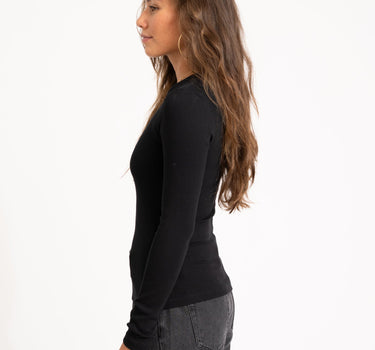 Freya Rib Tee Black - Things I Like Things I Love
