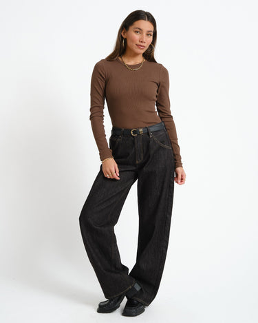 Freya Rib Tee Bracken - Things I Like Things I Love