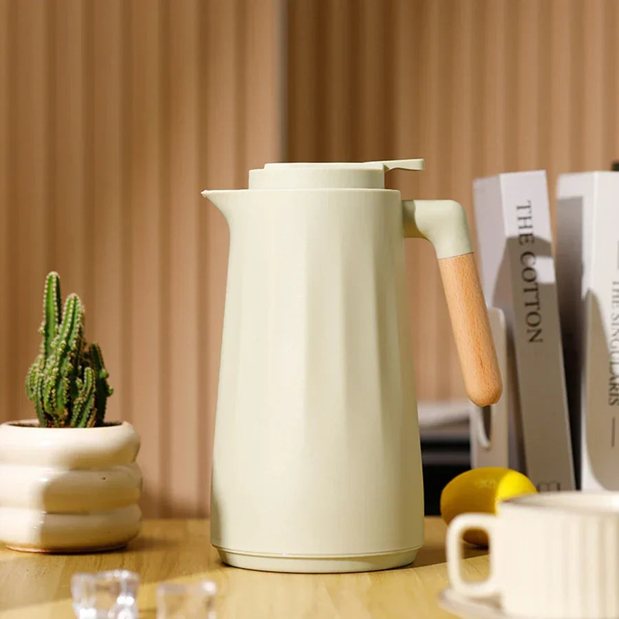 Garrafa Térmica para Café com Revestimento Duplo Isolado Lenogue Verde / 1 Litro