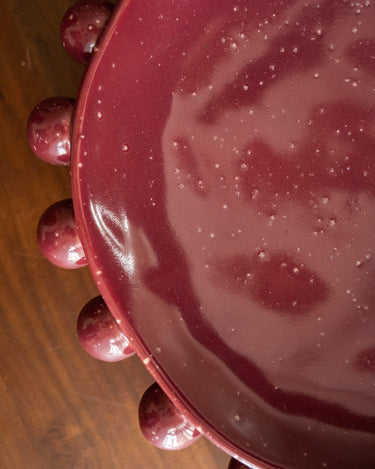 Grote Deco Schaal Viro Burgundy - Things I Like Things I Love