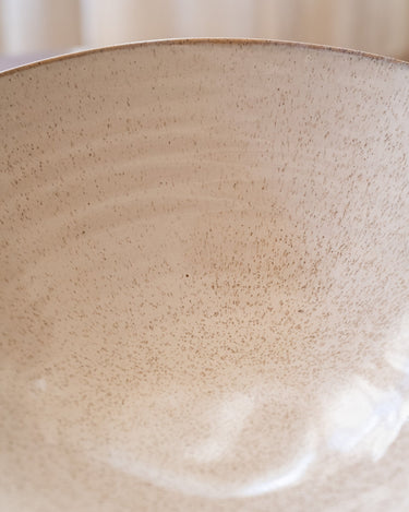 Grote Schaal op Voet Vasco Keramiek Beige - Things I Like Things I Love