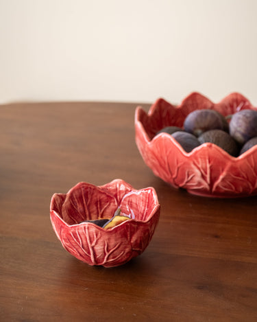 Handbeschilderd Schaaltje Slablad Bordeaux - Things I Like Things I Love