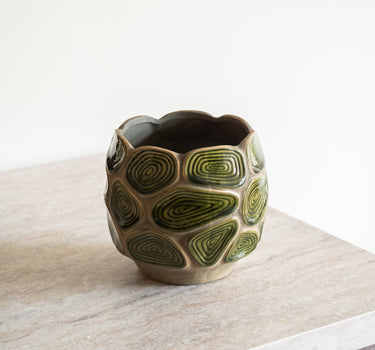 Handgemaakte Bloempot / Keukengereihouder Asta Groen - Things I Like Things I Love