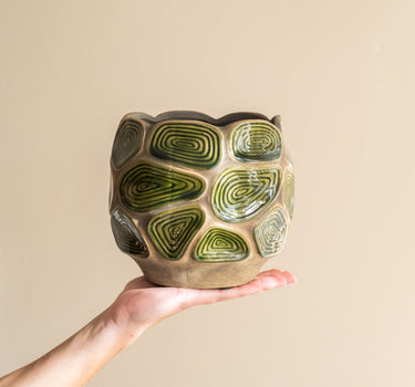 Handgemaakte Bloempot / Keukengereihouder Asta Groen - Things I Like Things I Love