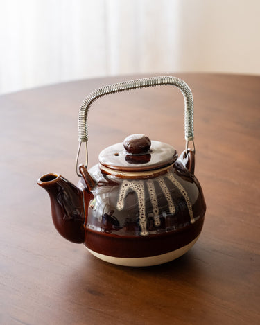 Handgemaakte Japanse Theepot Amesuzu Bruin - Things I Like Things I Love