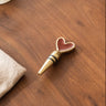 Handgemaakte Pyar Heart Wijnstopper - Things I Like Things I Love
