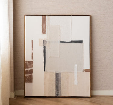 Handgeschilderd Groot Schilderij Yakarta Abstract - Things I Like Things I Love