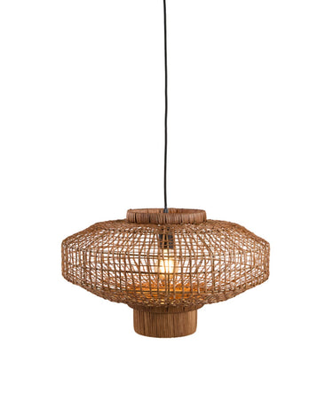 Handgevlochten Hanglamp Paldor Rotan - Things I Like Things I Love