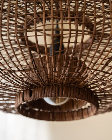 Handgevlochten Hanglamp Paldor Rotan - Things I Like Things I Love