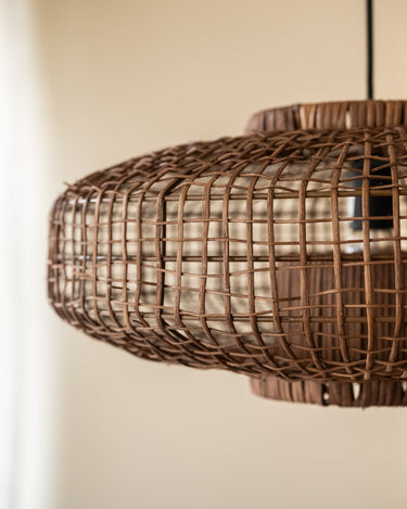 Handgevlochten Hanglamp Paldor Rotan - Things I Like Things I Love