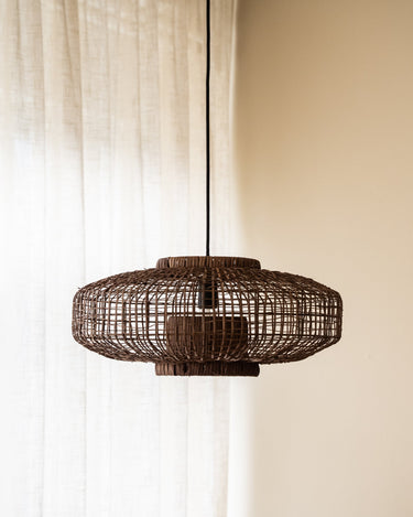 Handgevlochten Hanglamp Paldor Rotan - Things I Like Things I Love
