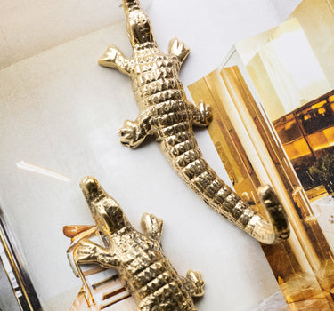 Handmade Hook Chewy Crocodile Brass - Things I Like Things I Love