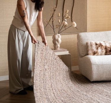 Handwoven Rug Nami Brown - Things I Like Things I Love