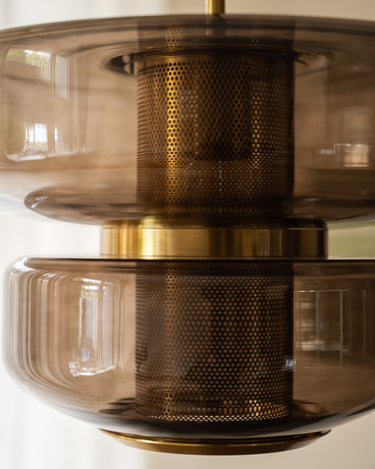 Hanglamp Meyara Glas Bruin - Things I Like Things I Love